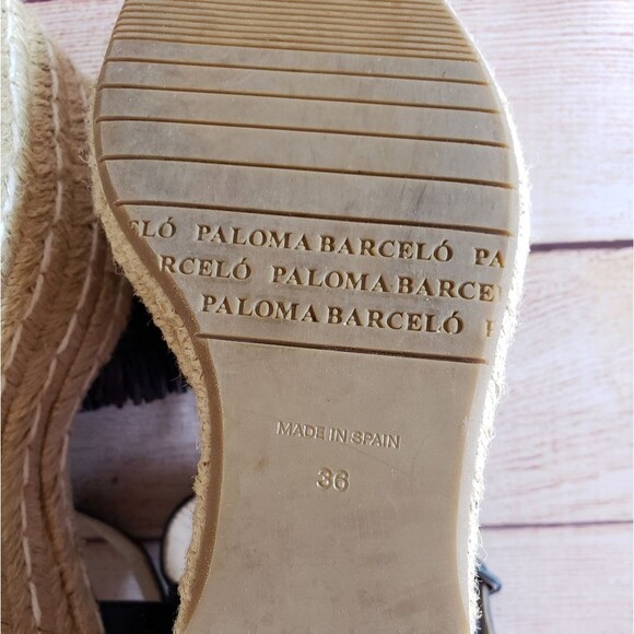 Paloma Barcelo Woven Platform Espadrille Sandals - Picture 11 of 15